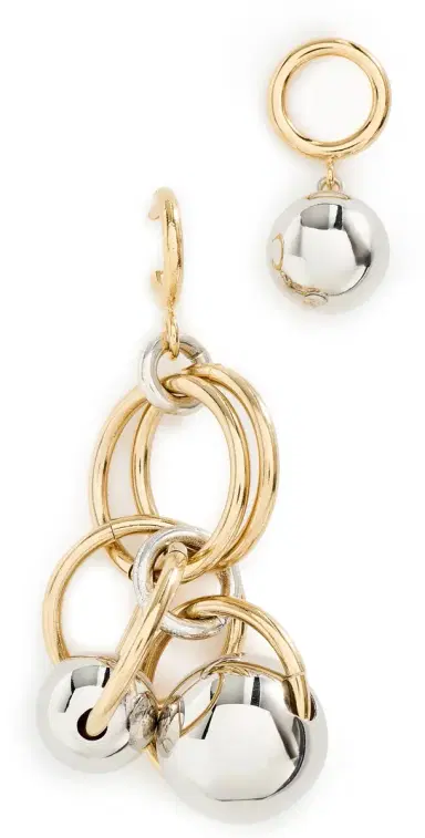 Isabel Marant Elina Earrings Dore/Silver One Size | Thumbnail 1