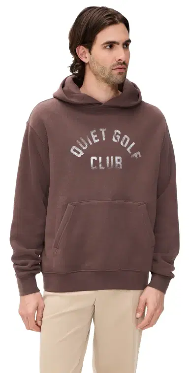 Quiet Golf QGC Hoodie Brown M | Thumbnail 1