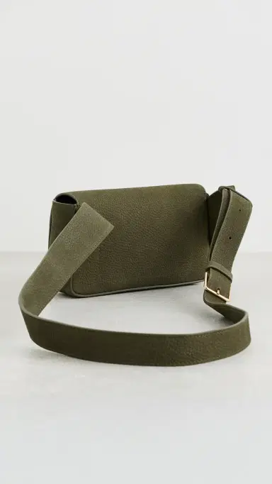 Mansur Gavriel Box Sling Bag Algae One Size | Thumbnail 4 Mansur Gavriel Box Sling Bag Algae One Size | Thumbnail 4