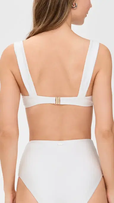 Simkhai Anniston Bikini Top White M | Thumbnail 3