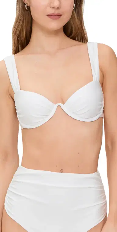 Simkhai Anniston Bikini Top White M | Thumbnail 1