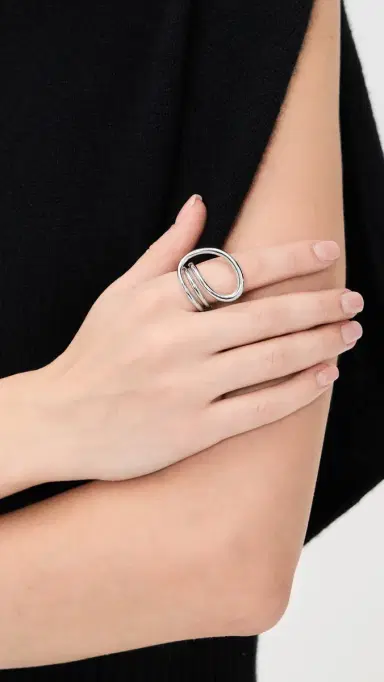 Charlotte Chesnais Round Trip Ring Silver | Thumbnail 3