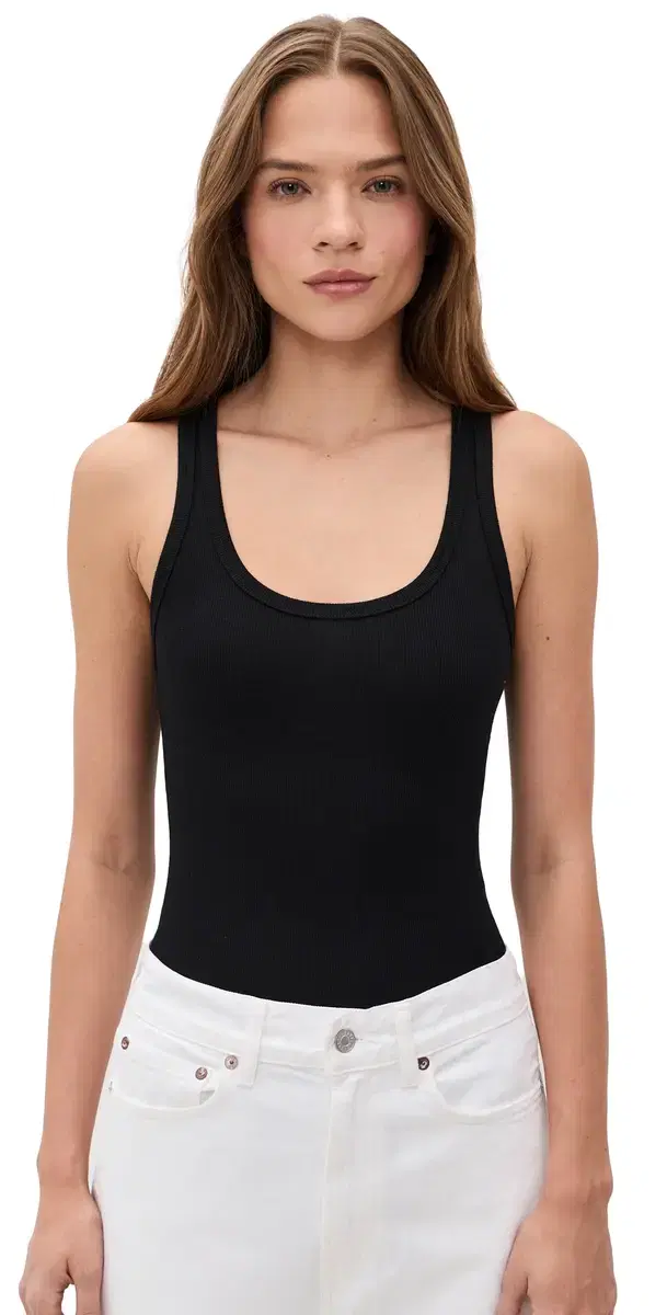 AGOLDE aria Thong Bodysuit Black