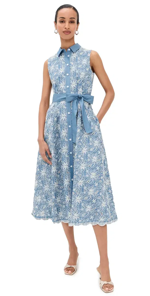 Kendra Dress Chambray/