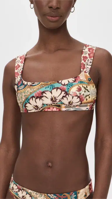 Agua Bendita Selena Plume Bikini Top Multicolor | Thumbnail 2 Agua Bendita Selena Plume Bikini Top Multicolor | Thumbnail 2