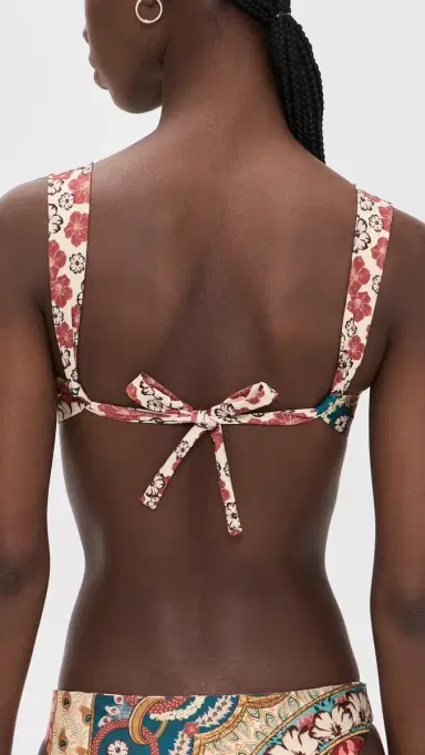 Agua Bendita Selena Plume Bikini Top Multicolor | Thumbnail 3 Agua Bendita Selena Plume Bikini Top Multicolor | Thumbnail 3