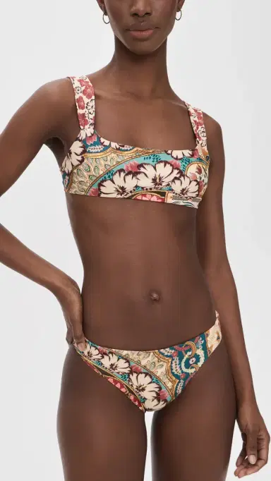 Agua Bendita Selena Plume Bikini Top Multicolor | Thumbnail 5 Agua Bendita Selena Plume Bikini Top Multicolor | Thumbnail 5