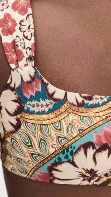 Agua Bendita Selena Plume Bikini Top Multicolor | Thumbnail 6 Agua Bendita Selena Plume Bikini Top Multicolor | Thumbnail 6
