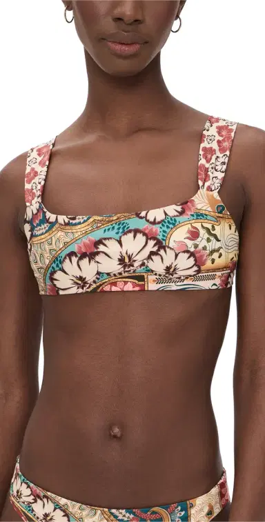 Agua Bendita Selena Plume Bikini Top Multicolor | Thumbnail 1 Agua Bendita Selena Plume Bikini Top Multicolor | Thumbnail 1