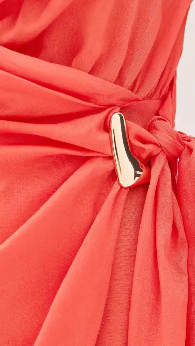 NIA Isla Dress Coral Red | Thumbnail 6 NIA Isla Dress Coral Red | Thumbnail 6