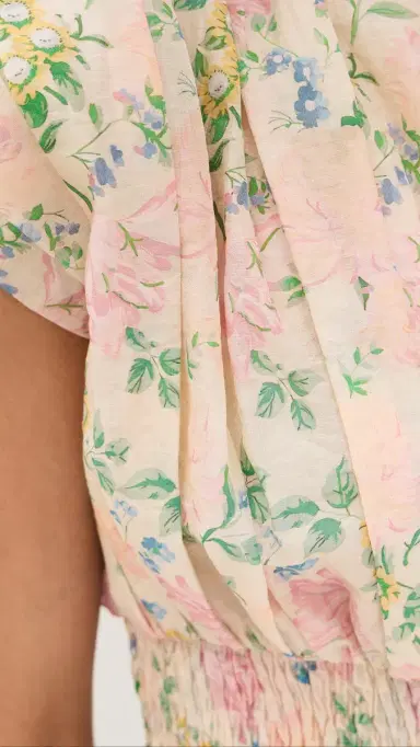 Maude Club Ara Top Vintage Floral Print M | Thumbnail 6