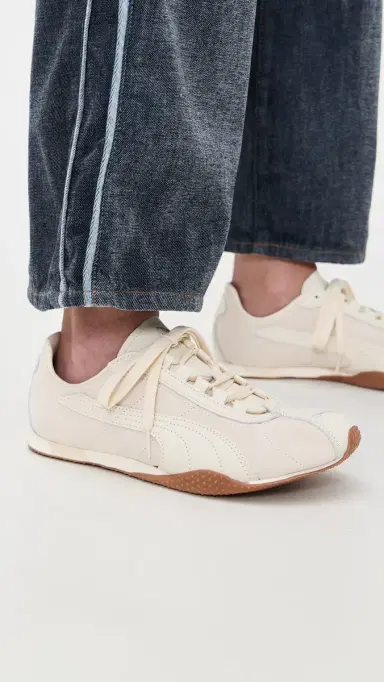 PUMA H-Street Premium Sneakers Alpine Snow/Warm White/Gum | Thumbnail 3