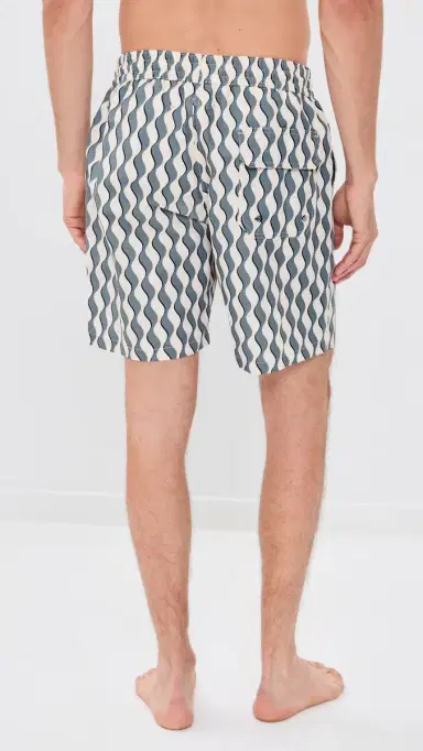 Frescobol Carioca antos wim Shorts 8 Coastal Blue | Thumbnail 3 Frescobol Carioca antos wim Shorts 8 Coastal Blue | Thumbnail 3