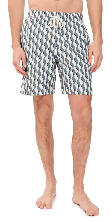 Frescobol Carioca antos wim Shorts 8 Coastal Blue | Thumbnail 1 Frescobol Carioca antos wim Shorts 8 Coastal Blue | Thumbnail 1