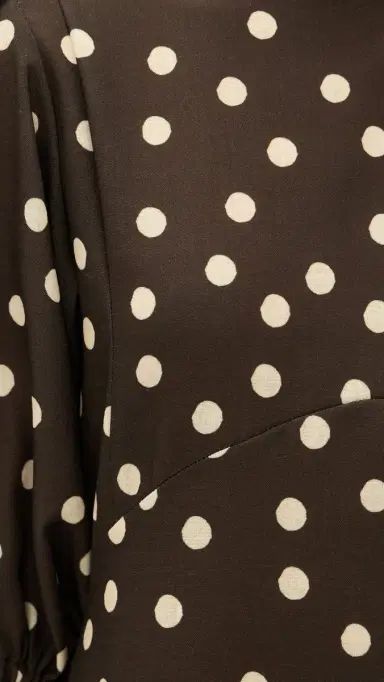 The Lulo Project The Dawn Dress Polka Dots Brown S | Thumbnail 6 The Lulo Project The Dawn Dress Polka Dots Brown S | Thumbnail 6