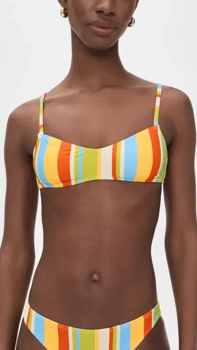Solid & Striped The Rachel Bikini Top St. Barths Stripe | Thumbnail 2