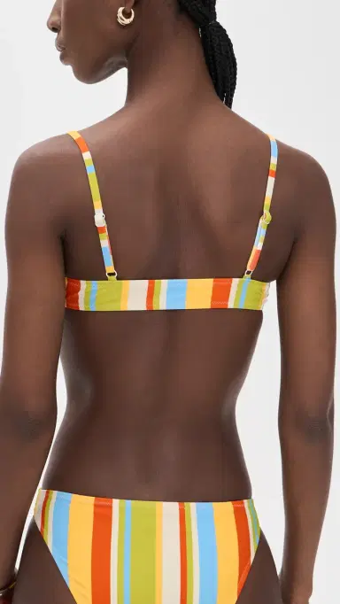 Solid & Striped The Rachel Bikini Top St. Barths Stripe | Thumbnail 3
