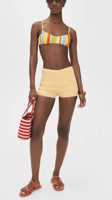 Solid & Striped The Rachel Bikini Top St. Barths Stripe | Thumbnail 5