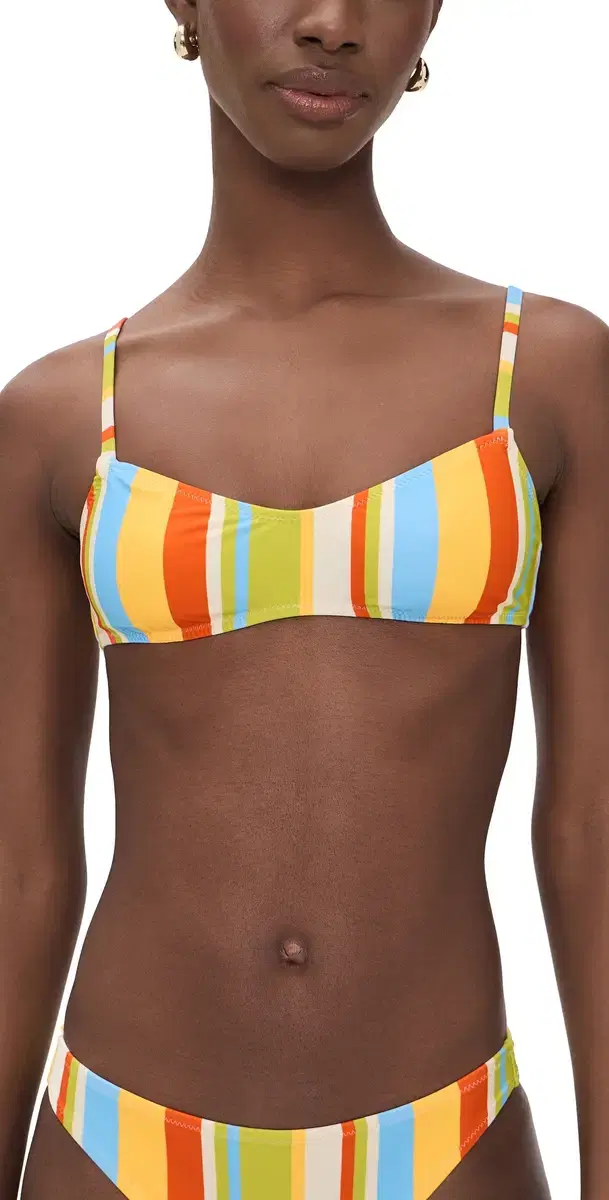 Solid & Striped The Rachel Bikini Top t. Barths tripe