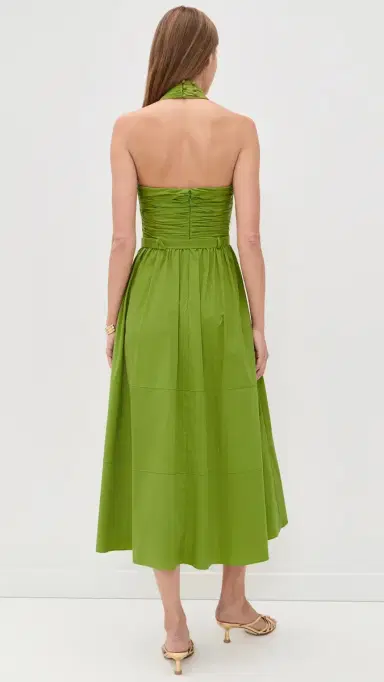 Cinq à Sept Marcie Dress Dark Lime | Thumbnail 3 Cinq à Sept Marcie Dress Dark Lime | Thumbnail 3