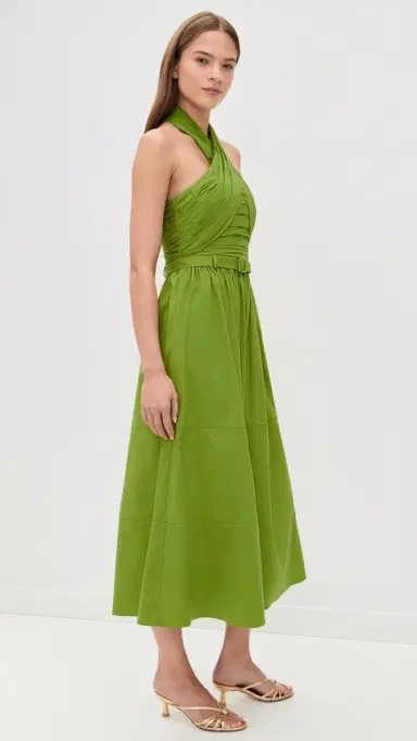 Cinq à Sept Marcie Dress Dark Lime | Thumbnail 4 Cinq à Sept Marcie Dress Dark Lime | Thumbnail 4