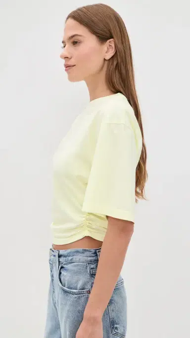 AGOLDE Shari Tee Lemon Drop | Thumbnail 4