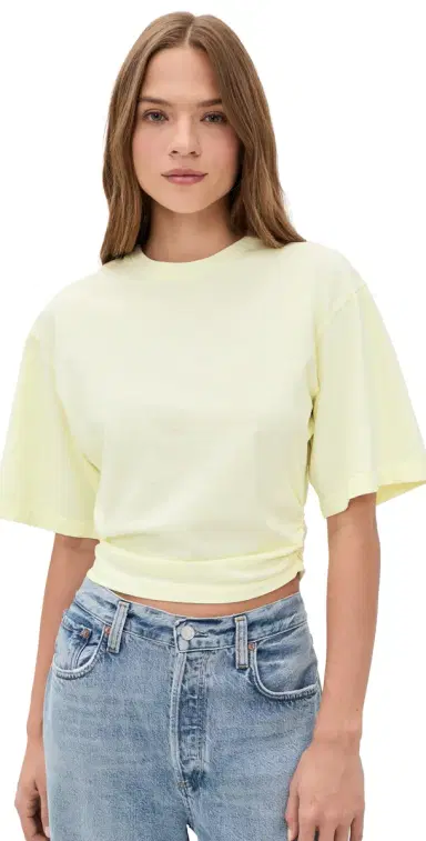 AGOLDE Shari Tee Lemon Drop | Thumbnail 1