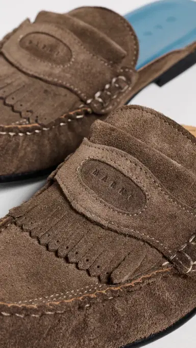 Marni Sabot Mules Chocolate | Thumbnail 6