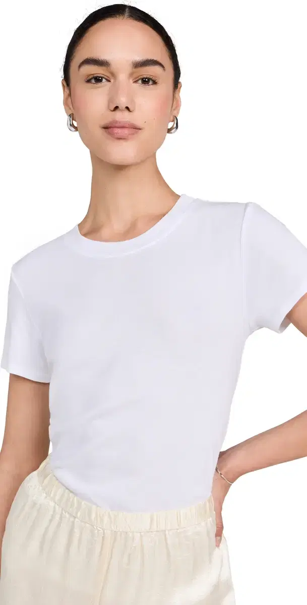 Supima Cotton Perfect Tee White