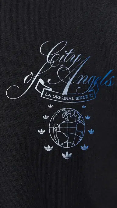 Adidas LA City Tee Black/Crew Yellow S | Thumbnail 6