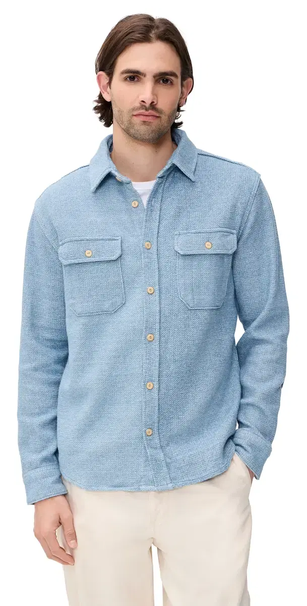 Taylor Stitch The Division Shirt Washed Indigo