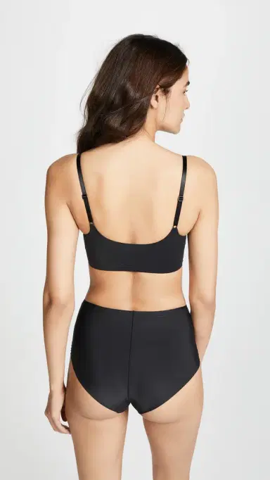 Calvin Klein Underwear Invisibles Adjustable Strap Bralette Black | Thumbnail 3
