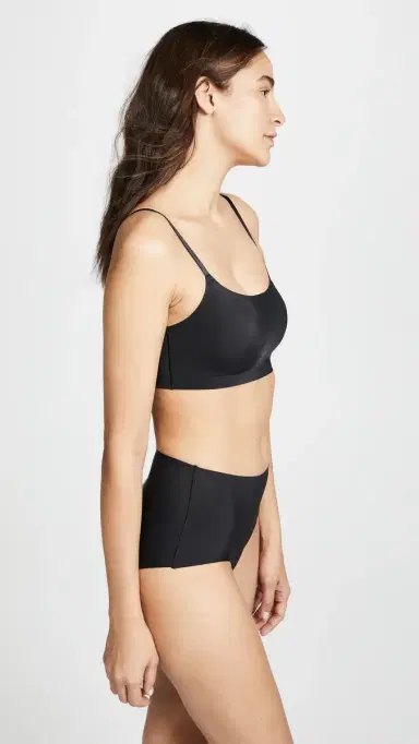Calvin Klein Underwear Invisibles Adjustable Strap Bralette Black | Thumbnail 4