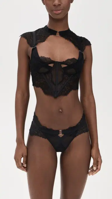 Thistle and Spire Minna Thong Black | Thumbnail 4