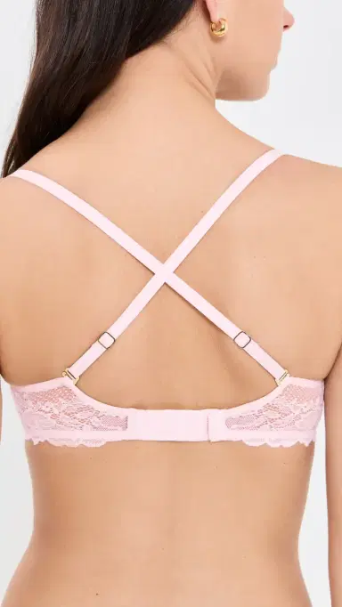 Natori Heavenly Convertible Underwire Balconette Bra Whisper Pink 38D | Thumbnail 6