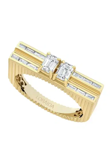 LORAIDA Diamond Double Blade Ring | Thumbnail 2