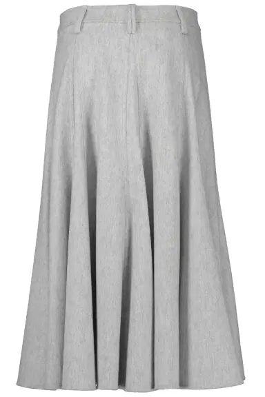 Brunello Cucinelli Flute Midi Skirt | Thumbnail 4