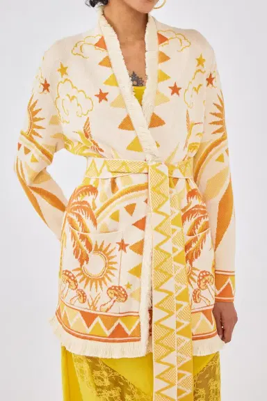 HAYLEY MENZIES Magic Leopard Cardigan | Thumbnail 4