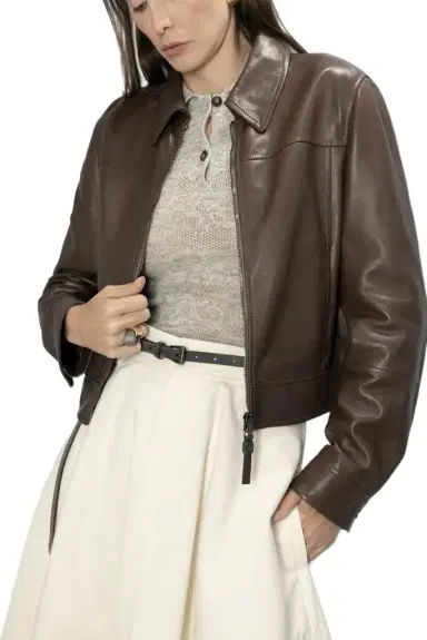 Brunello Cucinelli Smooth Zip Jacket | Thumbnail 1