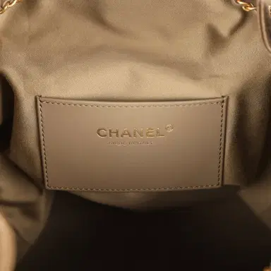 Chanel Chanel Medium 25 Hobo Bag Dark Khaki Caviar Antique Gold Hardware | Thumbnail 10