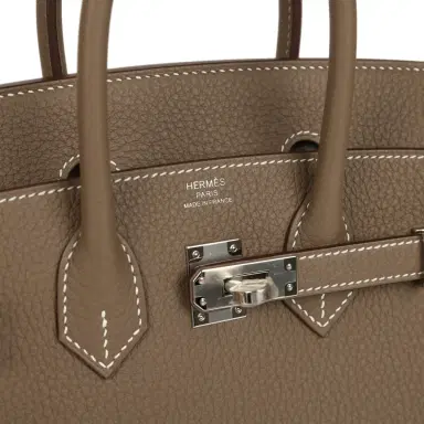 HERMÈS Hermes Birkin 25 Etoupe Togo Palladium Hardware | Thumbnail 7 HERMÈS Hermes Birkin 25 Etoupe Togo Palladium Hardware | Thumbnail 7