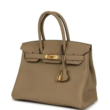 HERMÈS Hermes Birkin 30 Beige Marfa Togo Gold Hardware | Thumbnail 5
