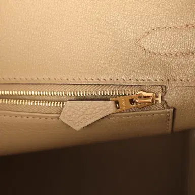 HERMÈS Hermes Birkin 30 Beige Marfa Togo Gold Hardware | Thumbnail 9