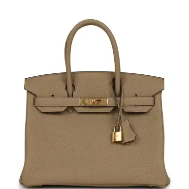 HERMÈS Hermes Birkin 30 Beige Marfa Togo Gold Hardware | Thumbnail 1