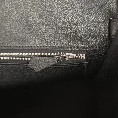 HERMÈS Hermes Birkin 30 Black Togo Palladium Hardware | Thumbnail 9 HERMÈS Hermes Birkin 30 Black Togo Palladium Hardware | Thumbnail 9
