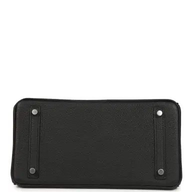 HERMÈS Hermes Birkin 30 Black Togo Palladium Hardware | Thumbnail 6