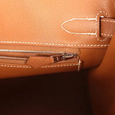 HERMÈS Hermes Birkin 30 Gold Togo Palladium Hardware | Thumbnail 9