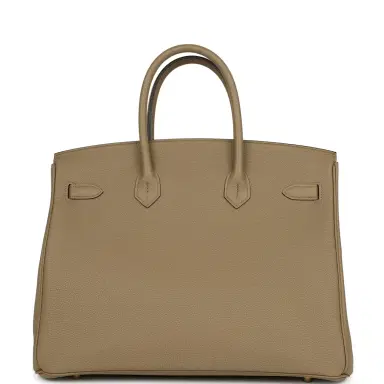 HERMÈS Hermes Birkin 35 Beige Marfa Togo Gold Hardware | Thumbnail 4