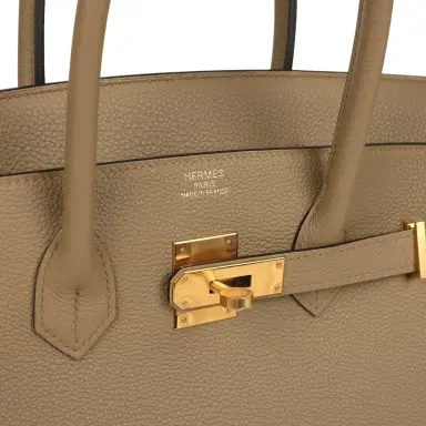 HERMÈS Hermes Birkin 35 Beige Marfa Togo Gold Hardware | Thumbnail 7