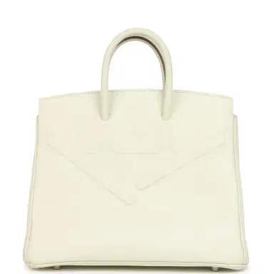 HERMÈS Hermes Birkin Shadow 25 Mushroom Swift Palladium Hardware | Thumbnail 1